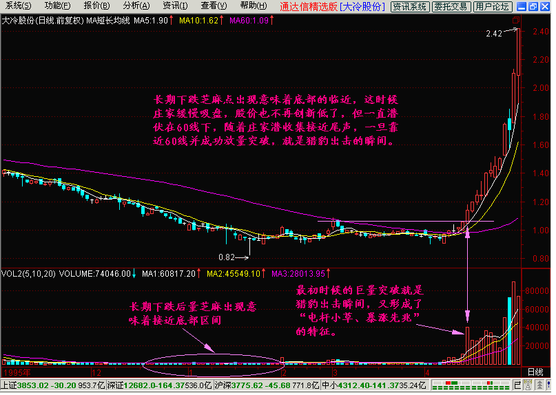 新生300天图解教程之猎豹出击K线图解