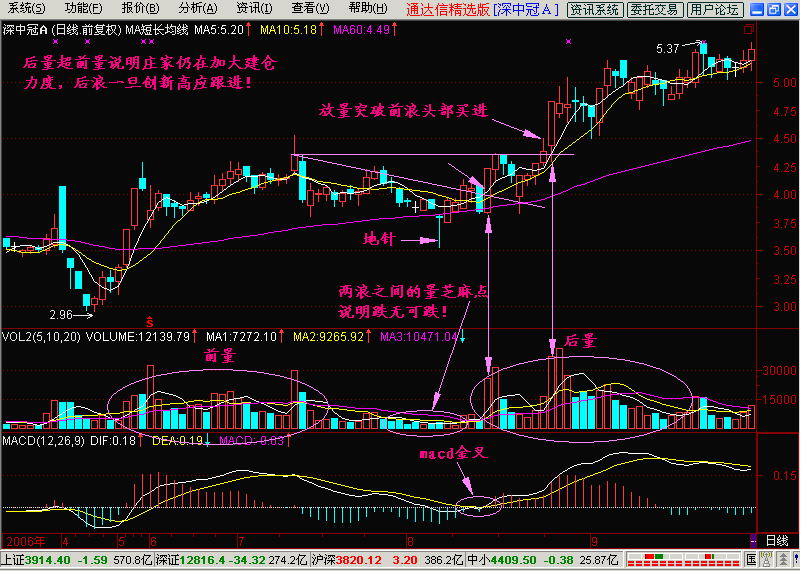 新生300天图解教程之后量超前量K线图解