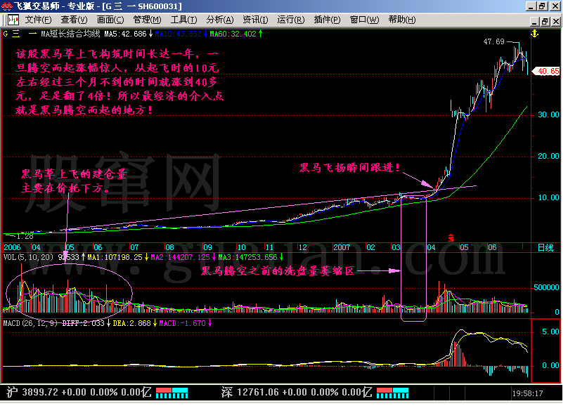 新生300天图解教程之黑马草上飞K线图解